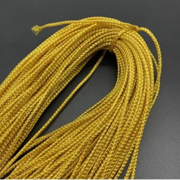 5/$10    9 YARDS 2MM Paracord Parachute Cord   GOLD GOLD - Picture 1 of 4